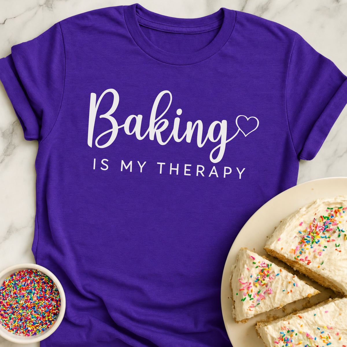 Baking Therapy Elegant T-Shirt
