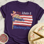 Red White Blueberry Pie T-Shirt