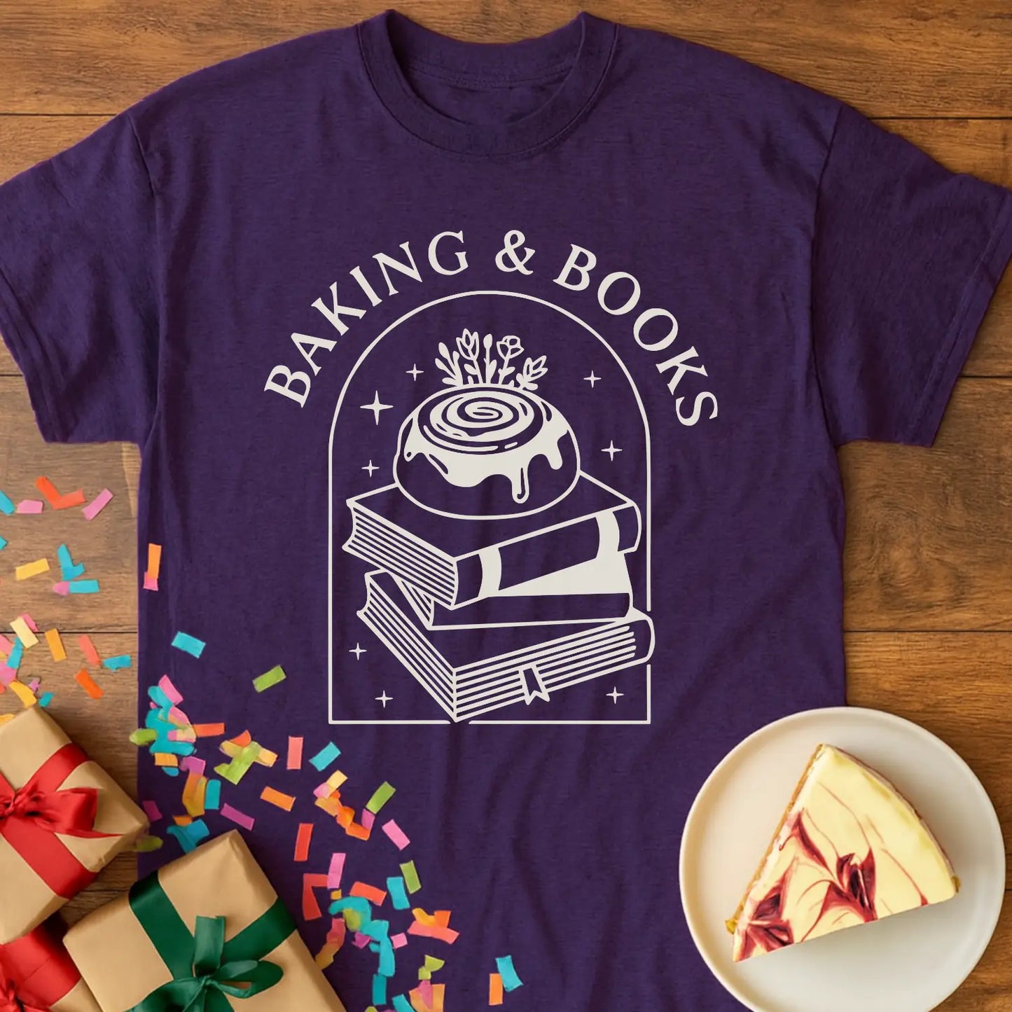 Baking and Books Grandma T-Shirt