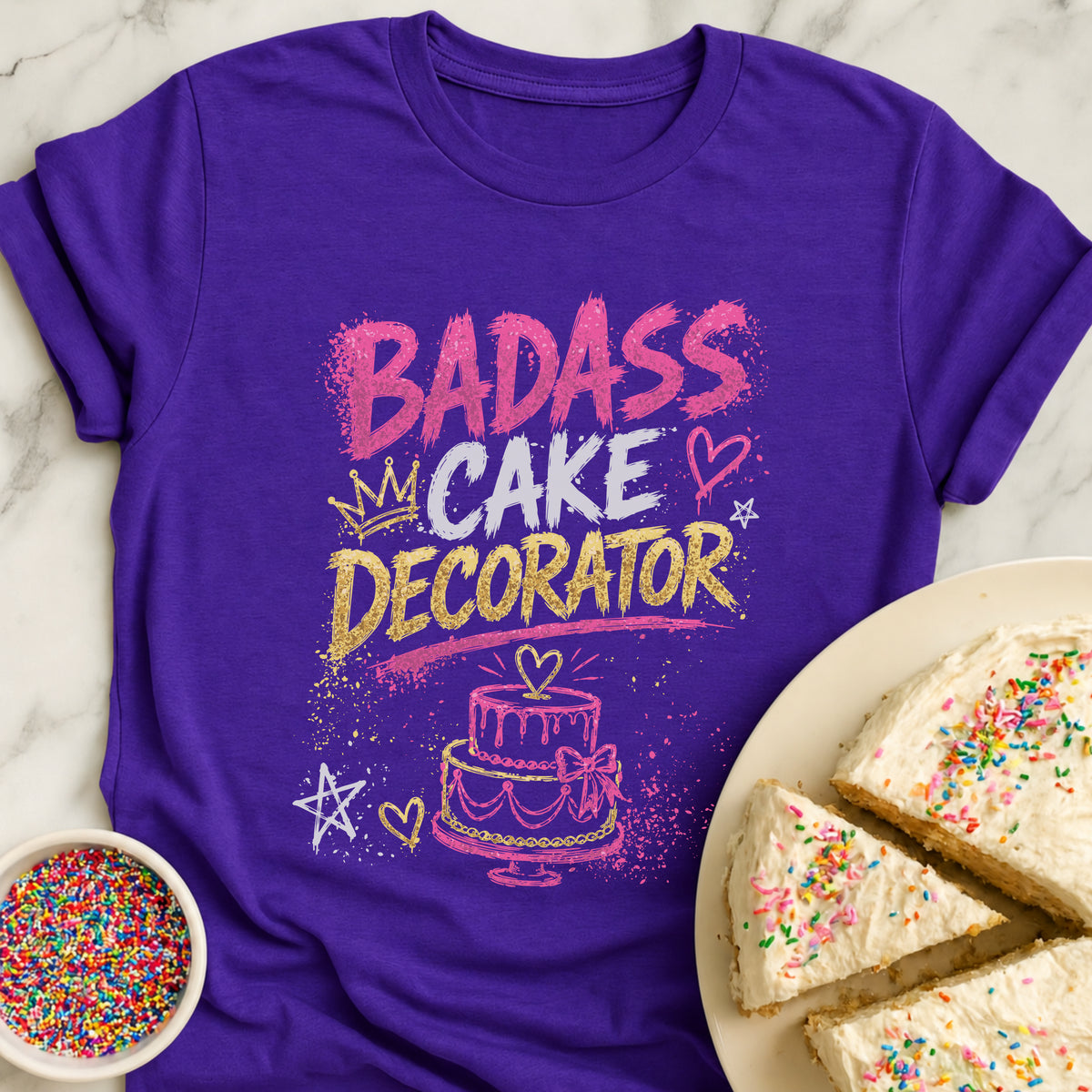 Badass Cake Decorator T-Shirt