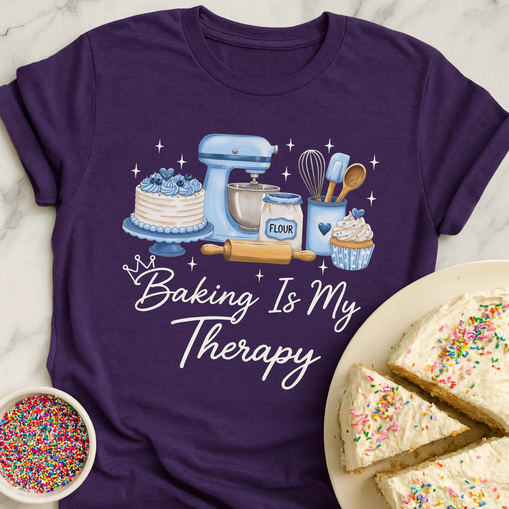 Baking Therapy Sparkle T-Shirt