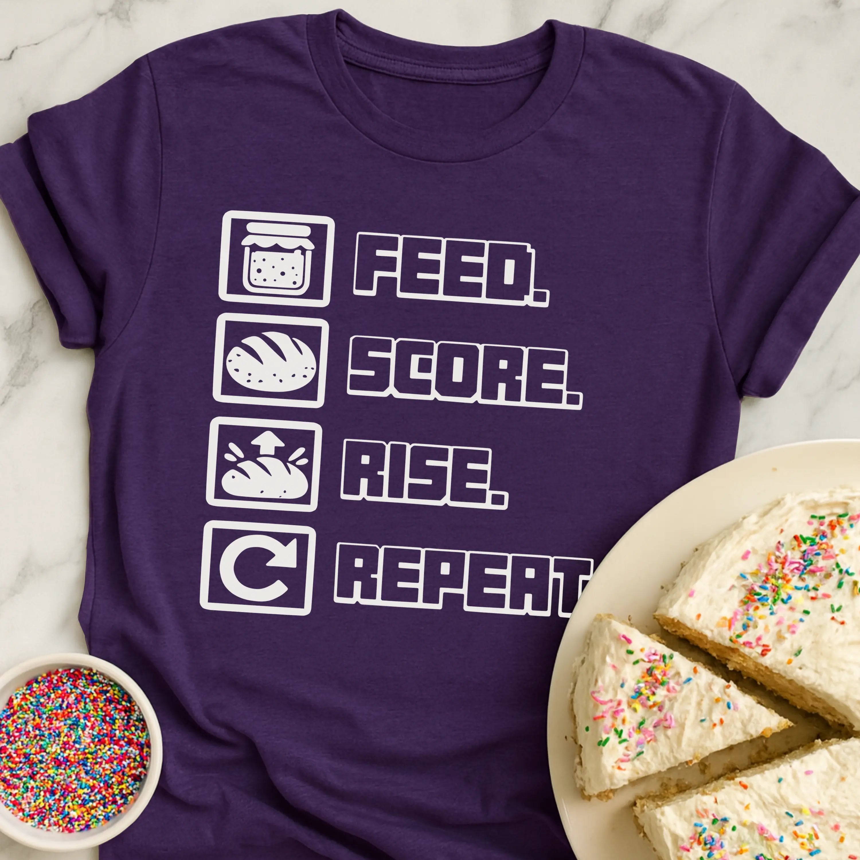 Feed Score Rise Repeat T-Shirt