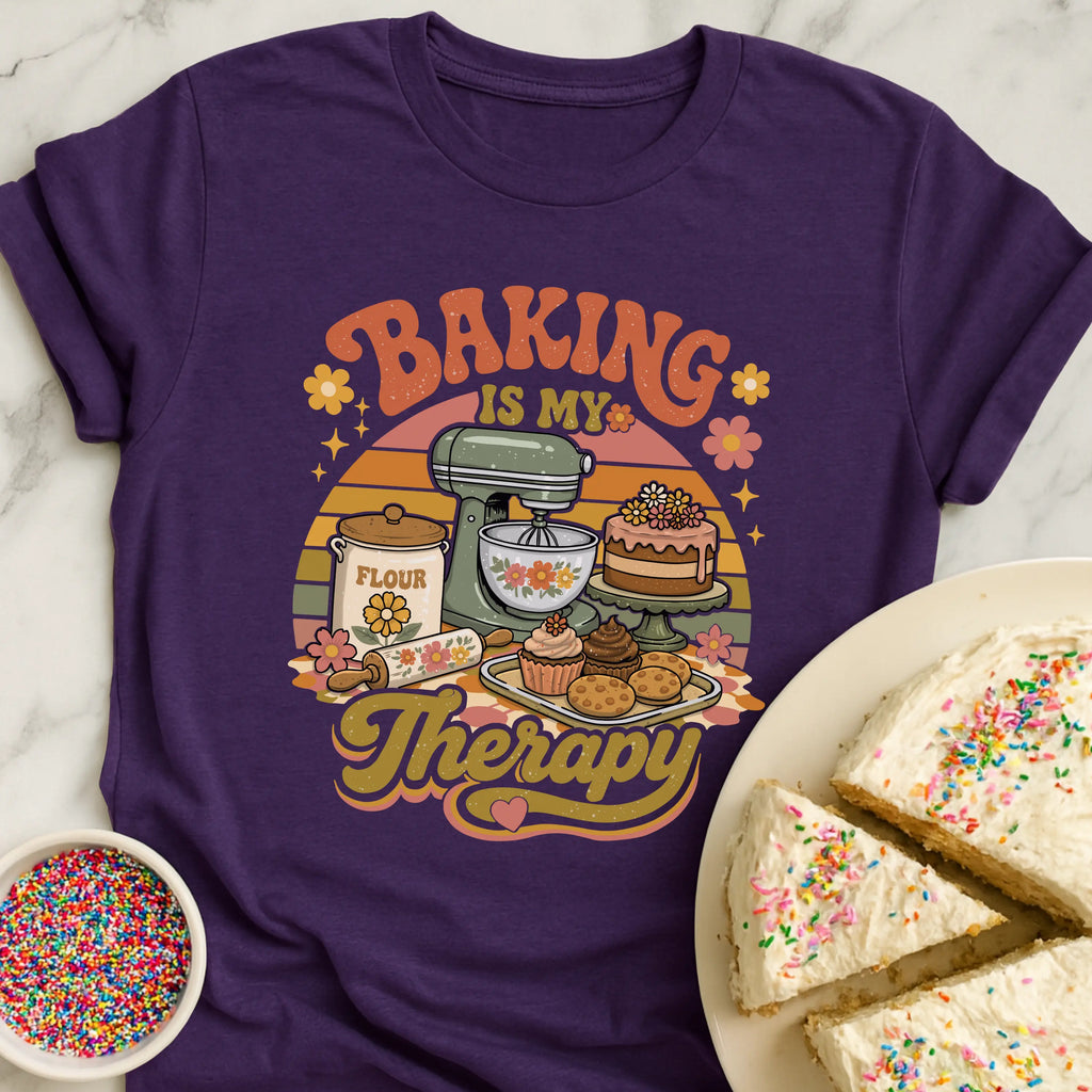 Retro Baking Therapy T-Shirt