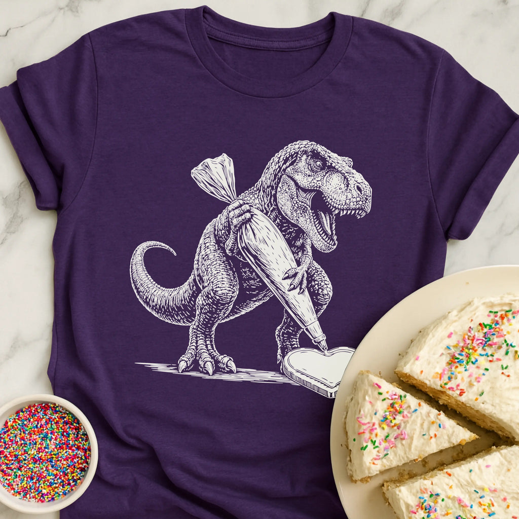 T-Rex Heart Sugar Cookie T-Shirt