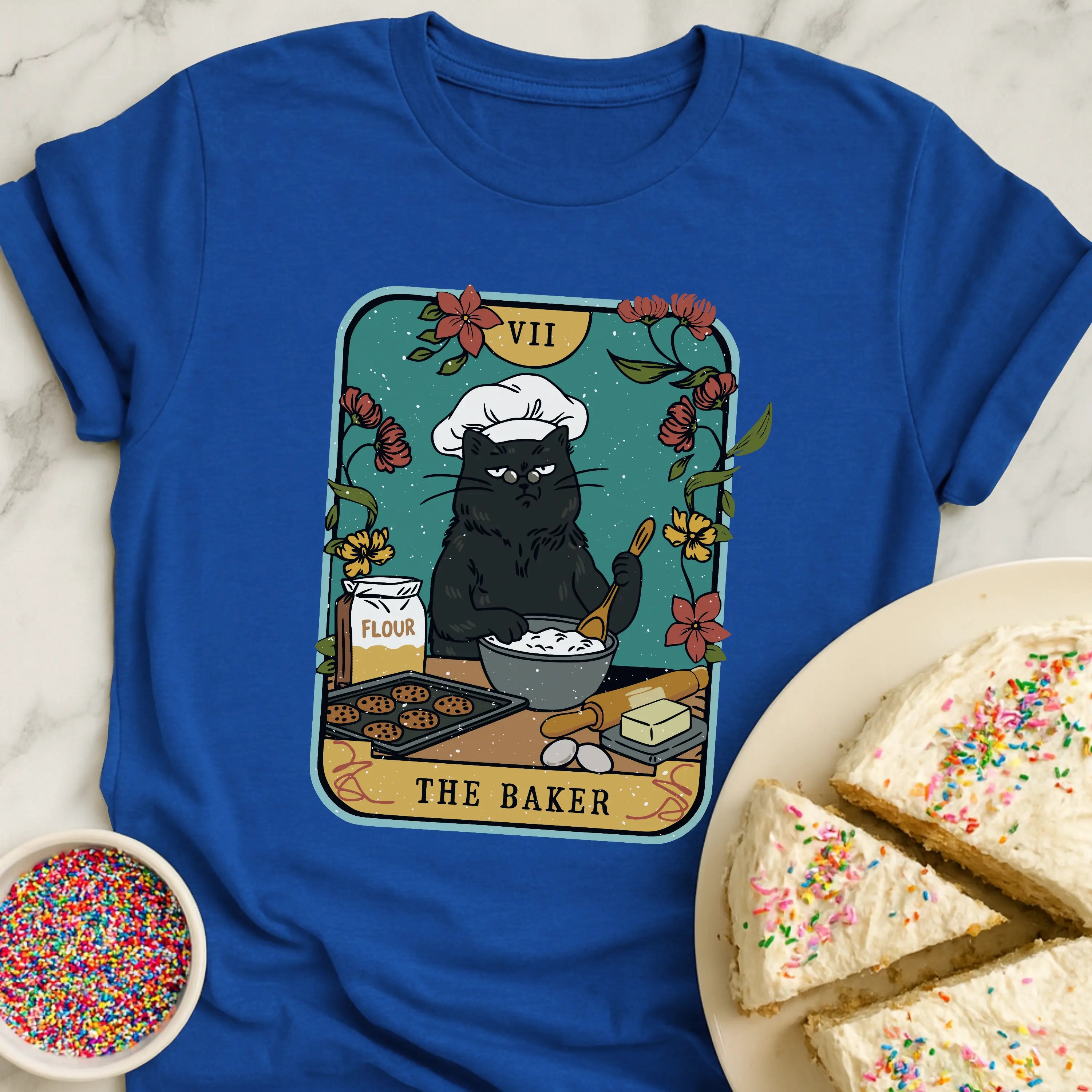 Tarot Baker Cat T-Shirt