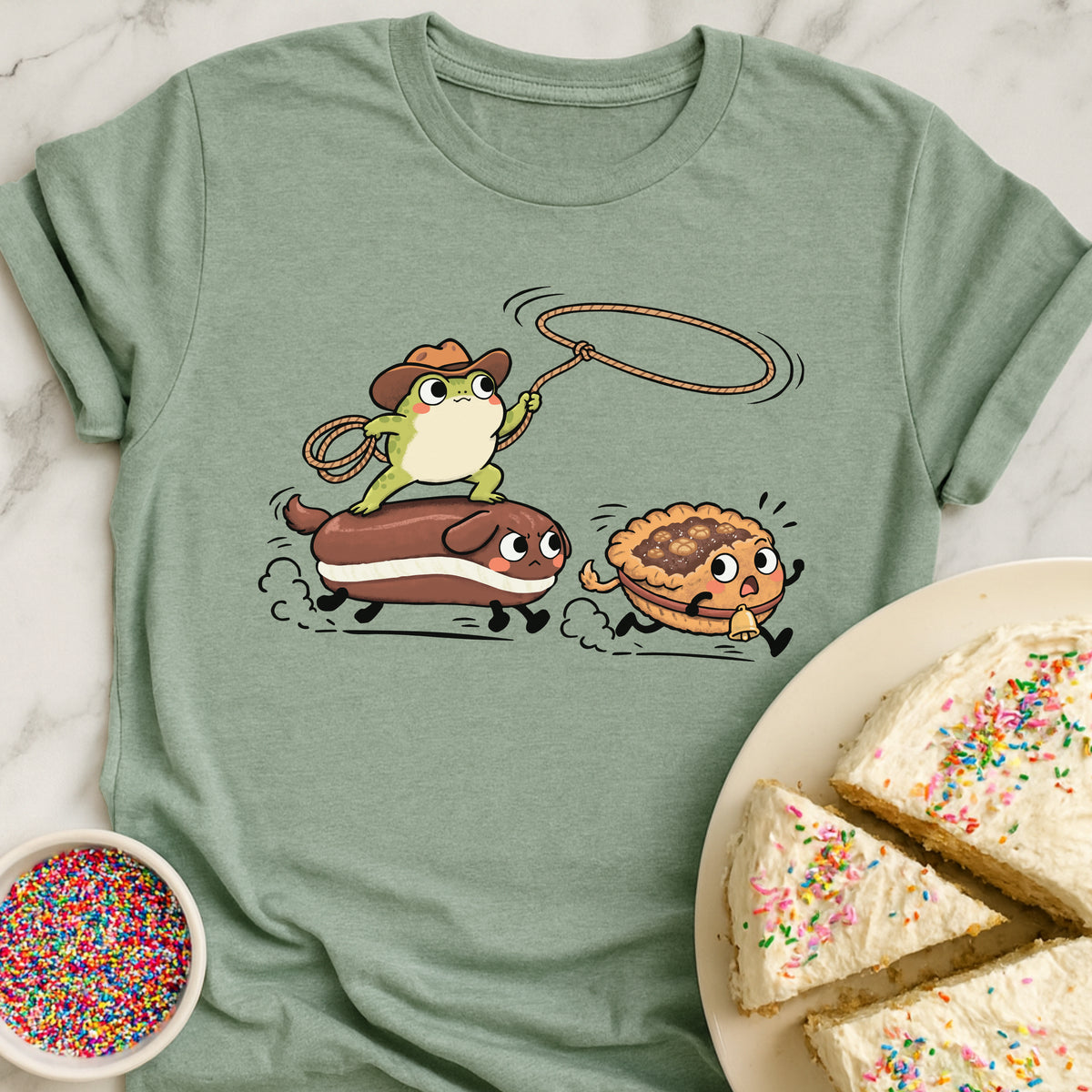 Pastry Cow Pie Wrangler T-Shirt