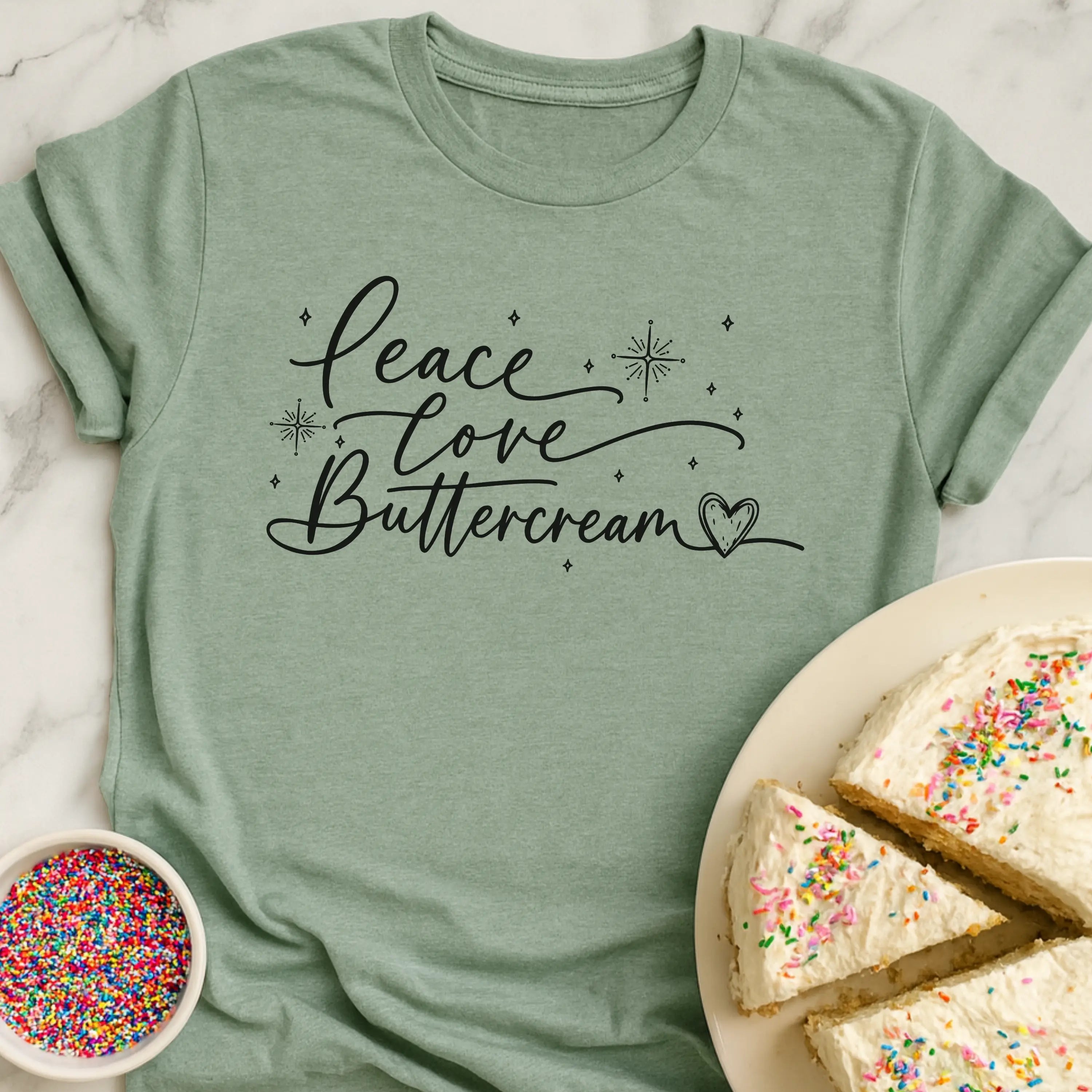 Peace Love Buttercream T-Shirt