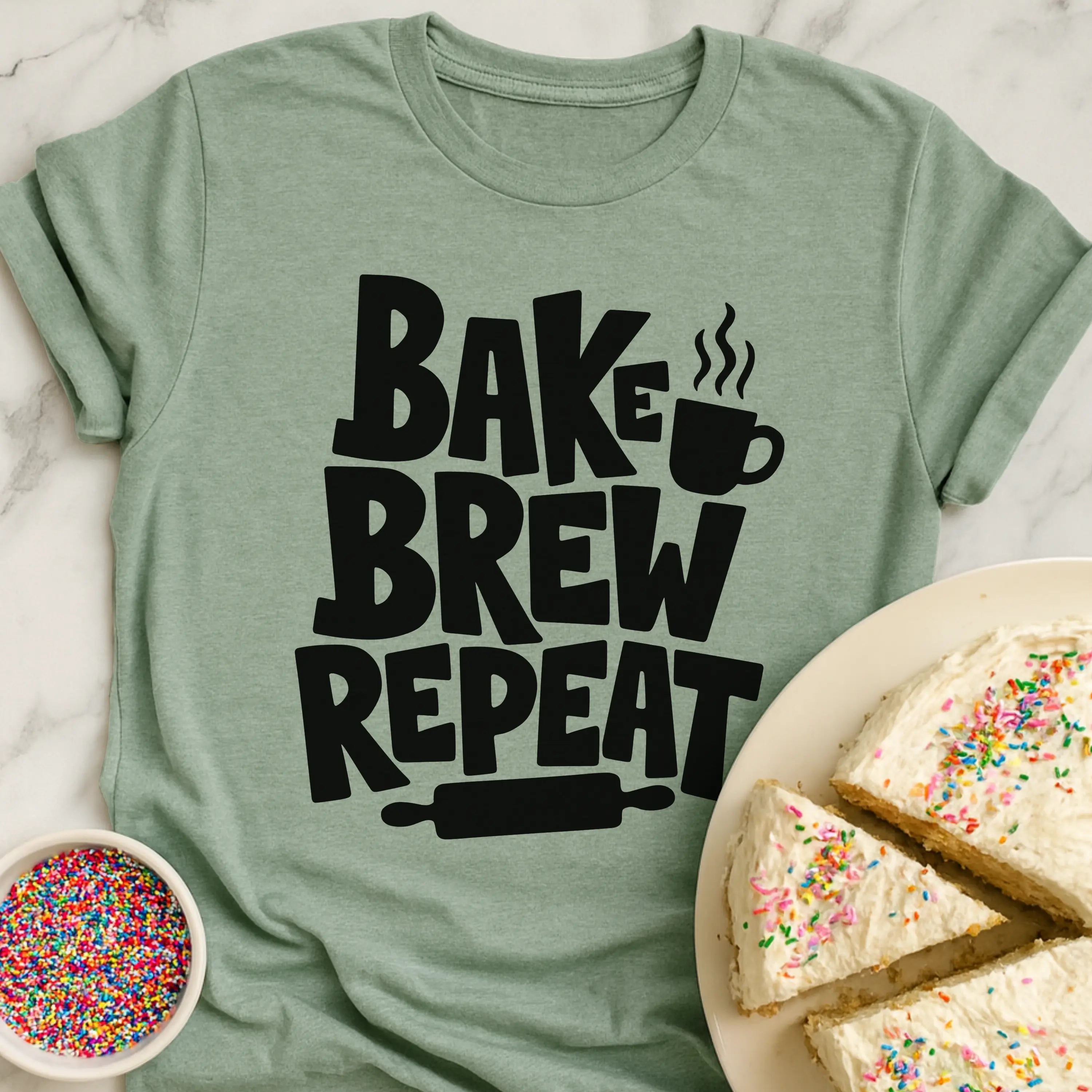 Bake Brew Repeat T-Shirt