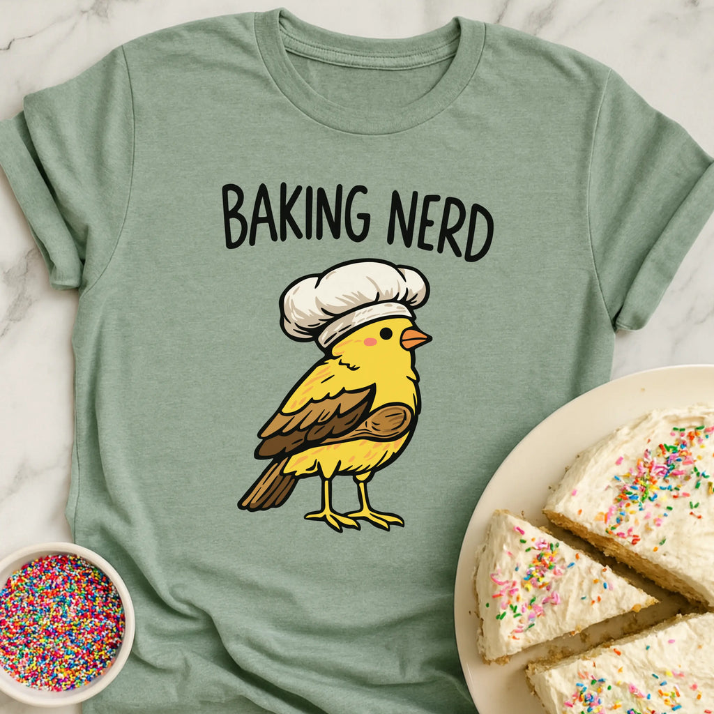 Baking Bird Nerd T-Shirt