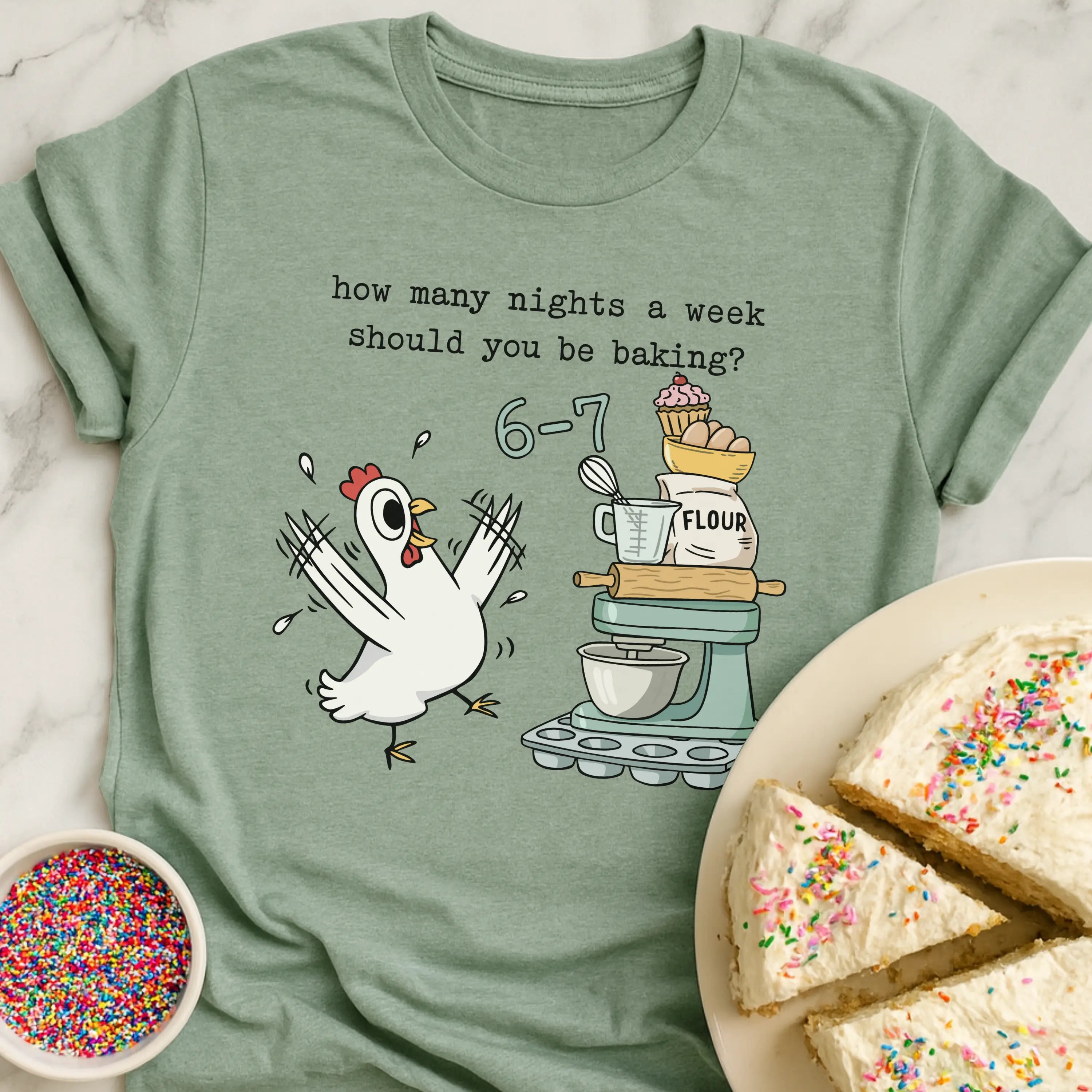 Chicken Baking Tower T-Shirt