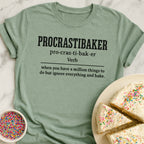 Procrastibaker Definition T-Shirt