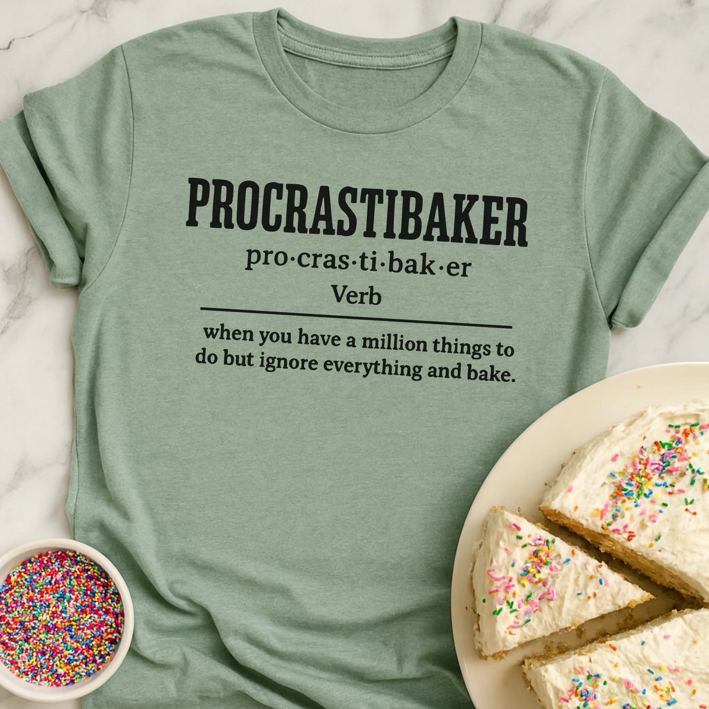 Procrastibaker Definition T-Shirt