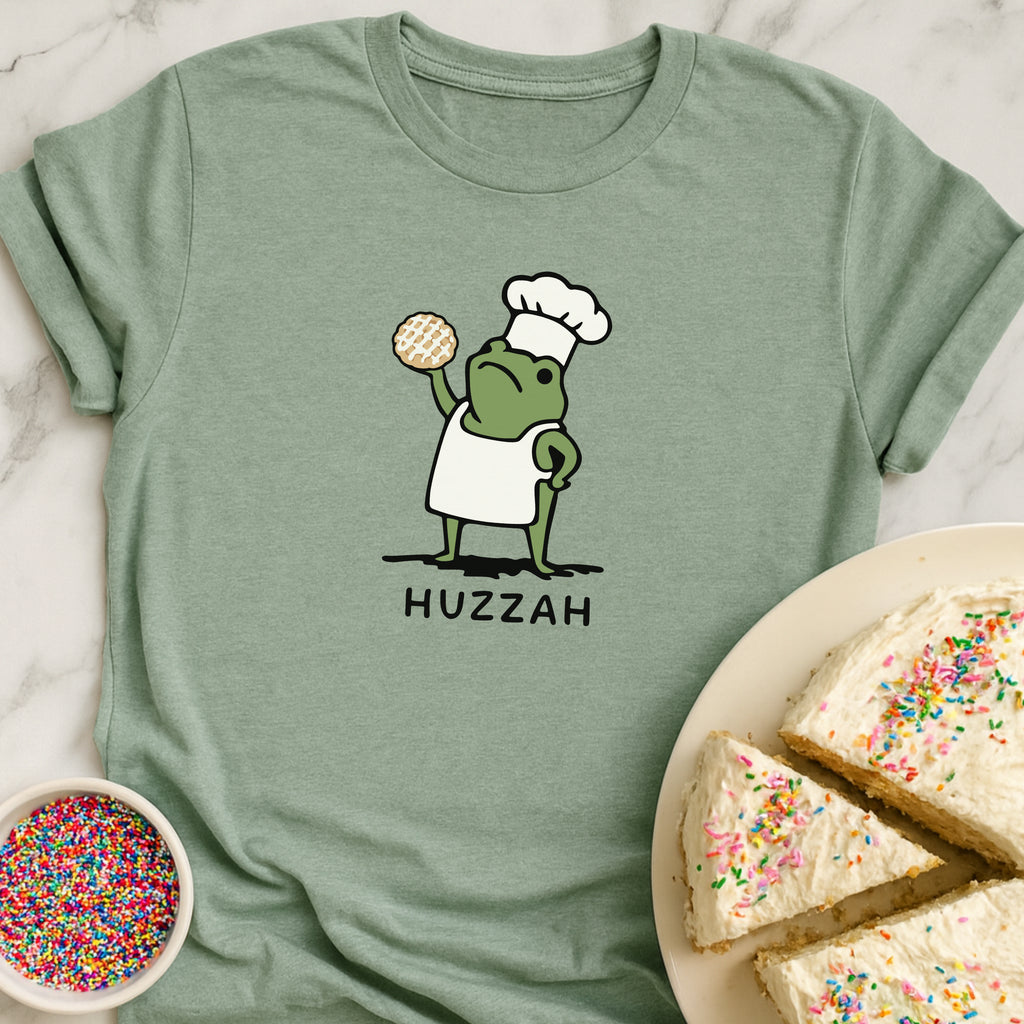 Huzzah Frog Cobbler Cookie T-Shirt