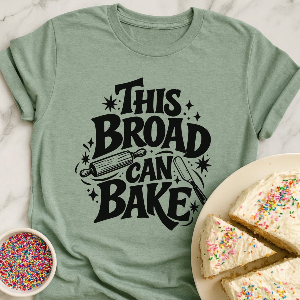 Broad Can Bake T-Shirt