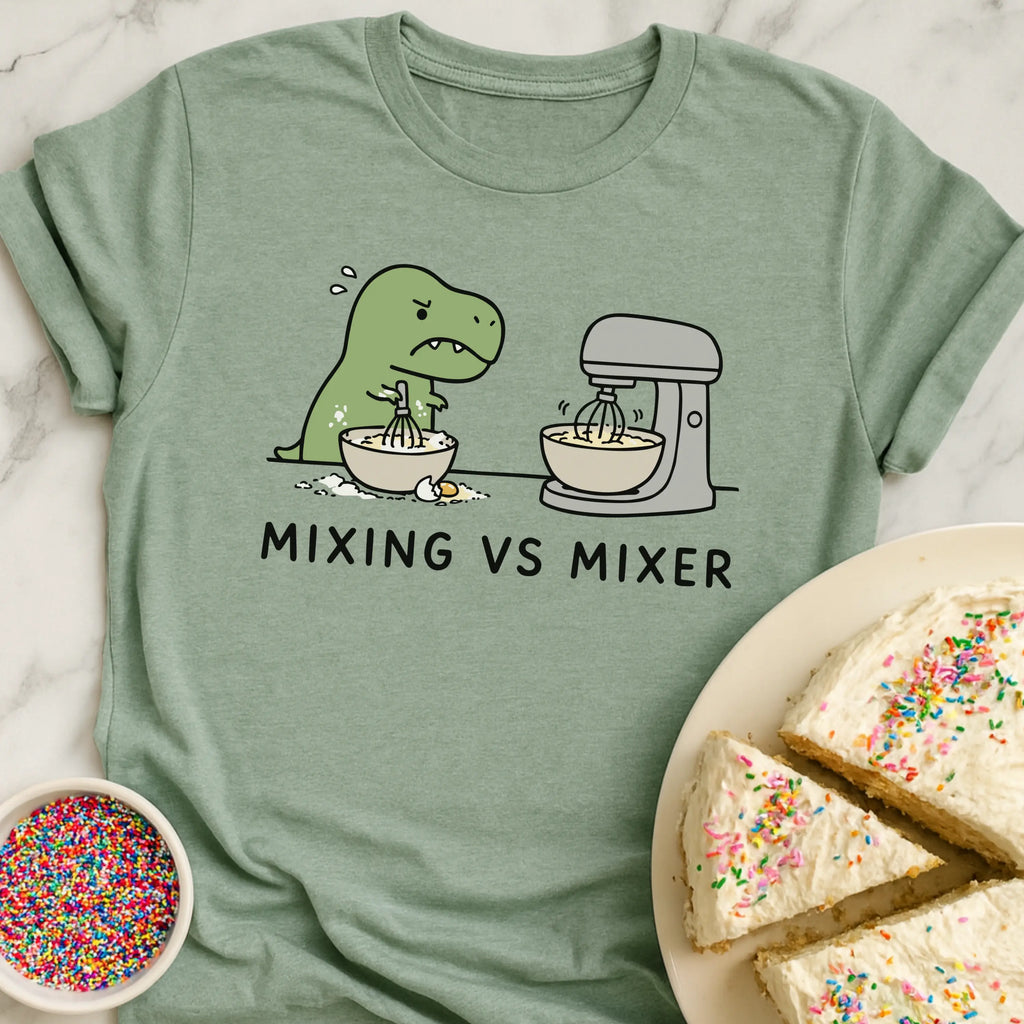 Mixing T-Rex Vs Mixer T-Shirt