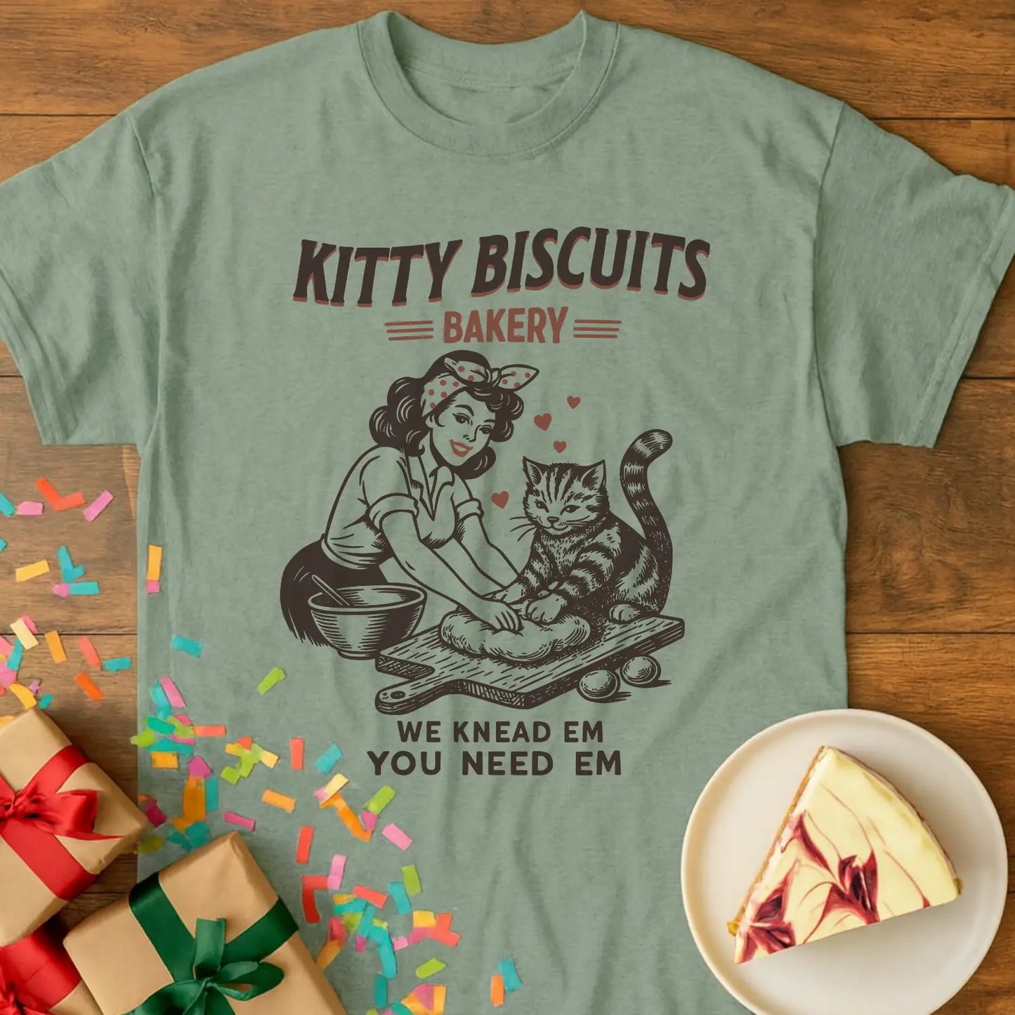 Kitty Biscuits Grandma T-Shirt