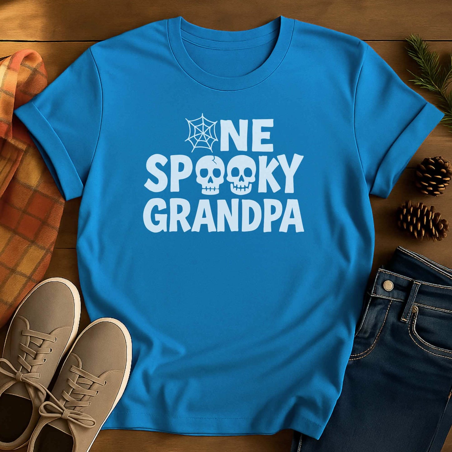 One Spooky Grandpa Halloween T-Shirt