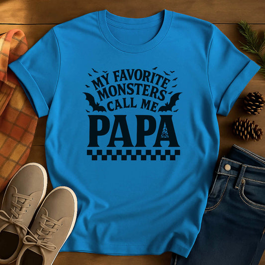 Monsters Name Grandpa Halloween T-Shirt