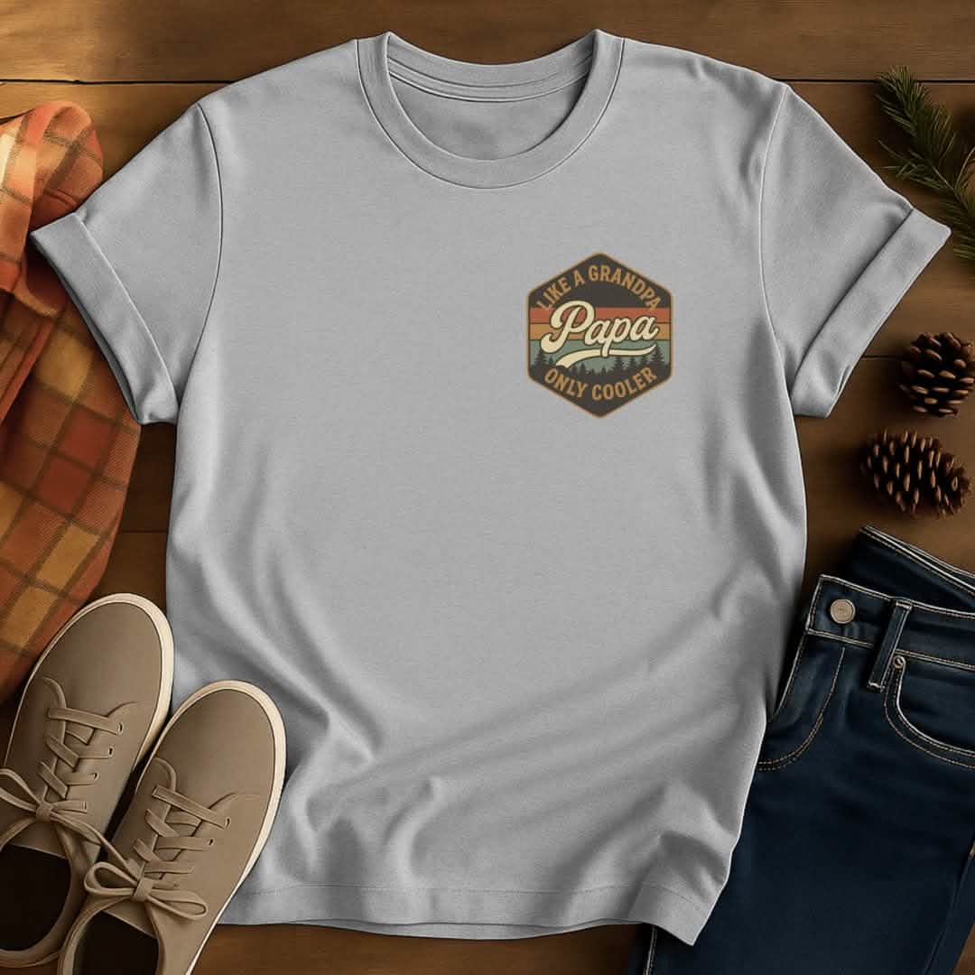 Papa Cooler Grandpa T-Shirt