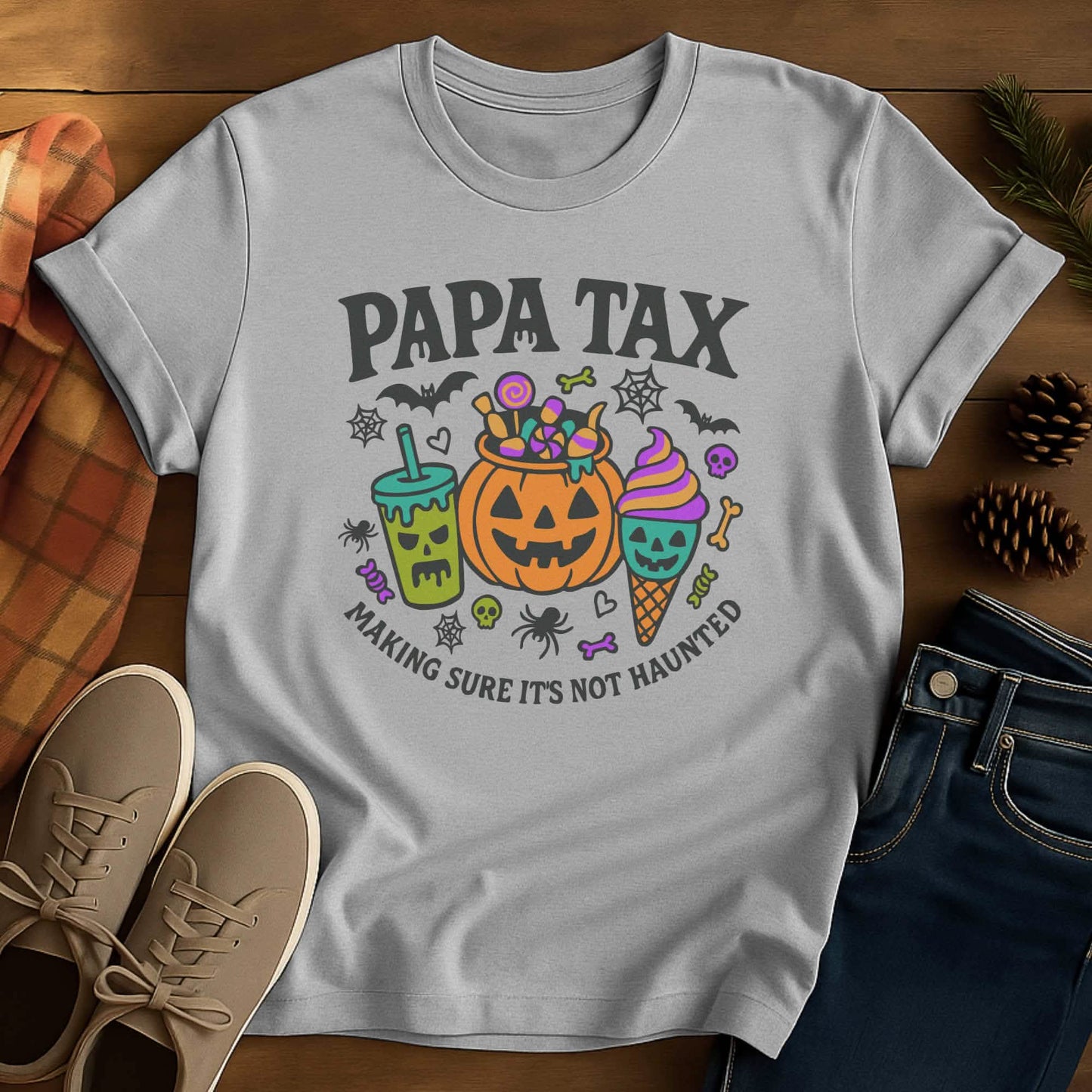 Papa Tax Grandpa Halloween T-Shirt