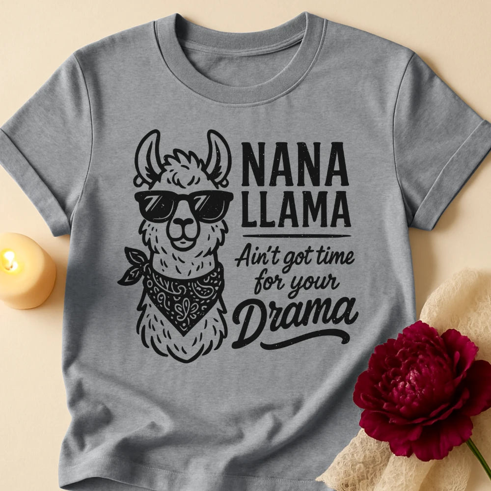 Nana Llama Grandma T-Shirt