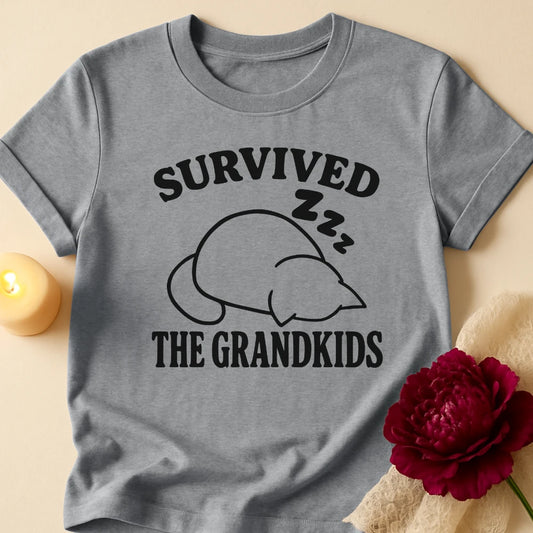 Survived Grandkids Grandma T-Shirt