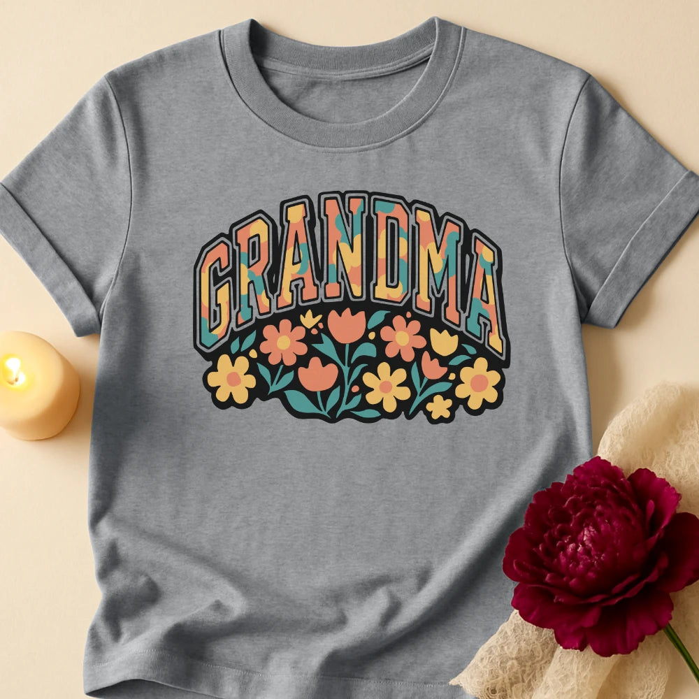 Flower Colors Grandma T-Shirt
