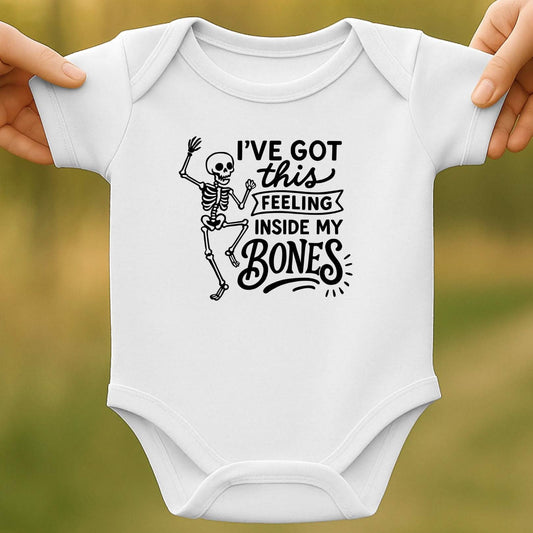 Inside Bones Baby Halloween Bodysuit