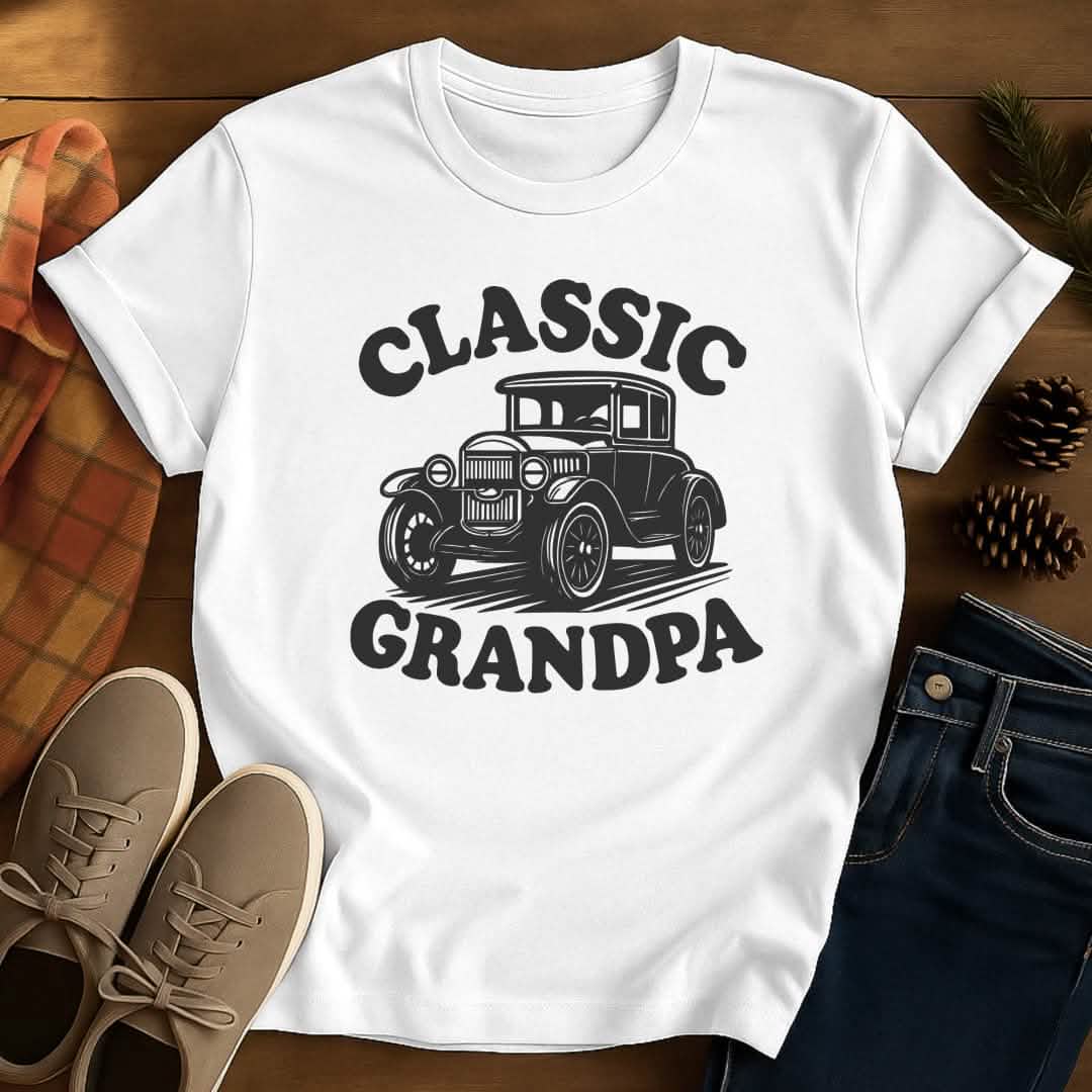 Classic Car Grandpa T-Shirt