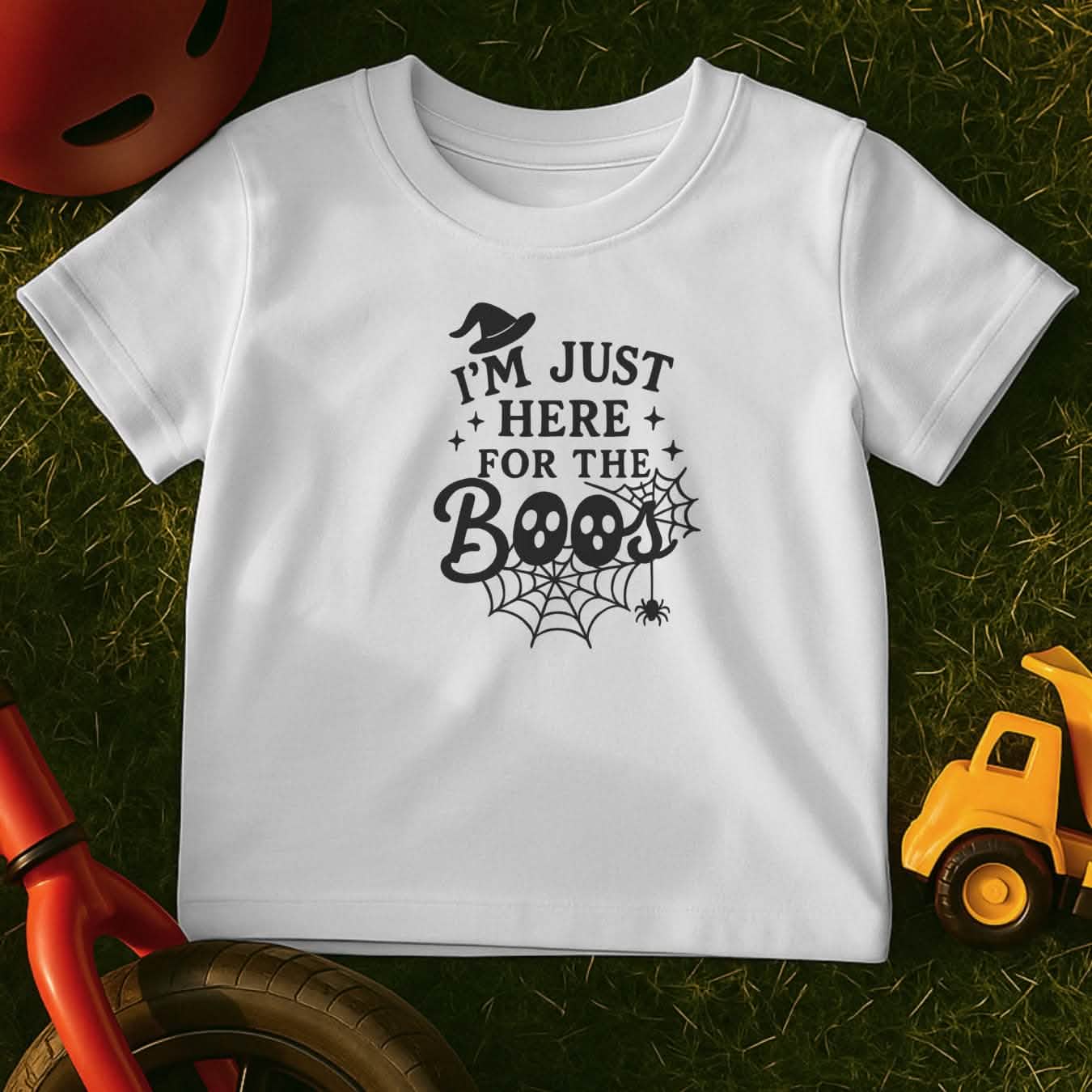 Boo Vibes Toddler Halloween T-Shirt