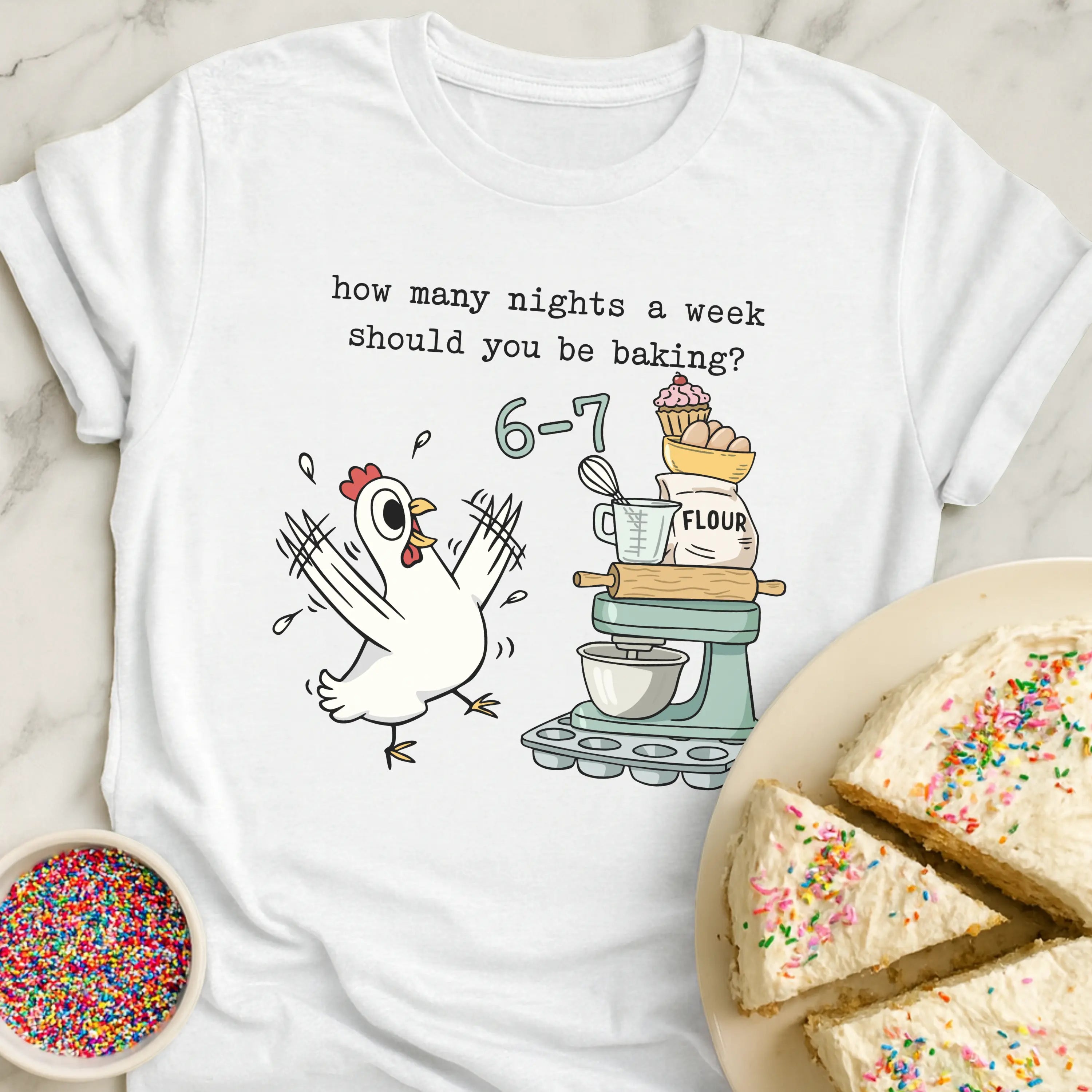 Chicken Baking Tower T-Shirt