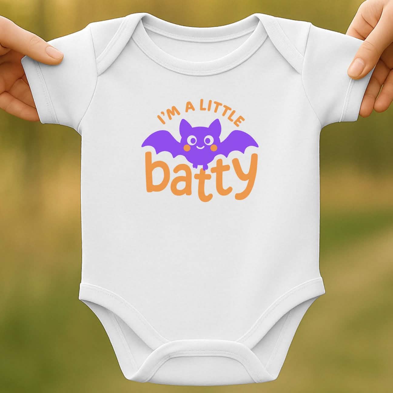 Little Batty Baby Halloween Bodysuit