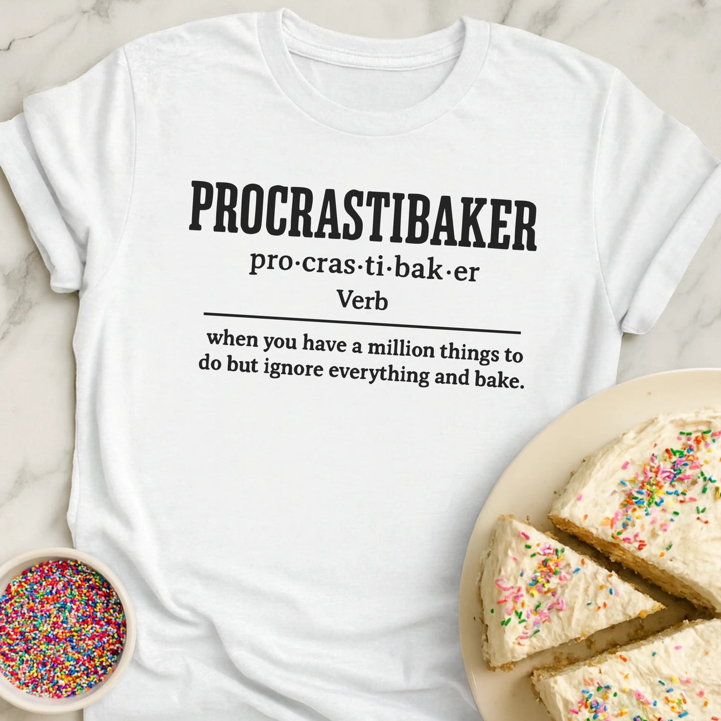 Procrastibaker Definition T-Shirt