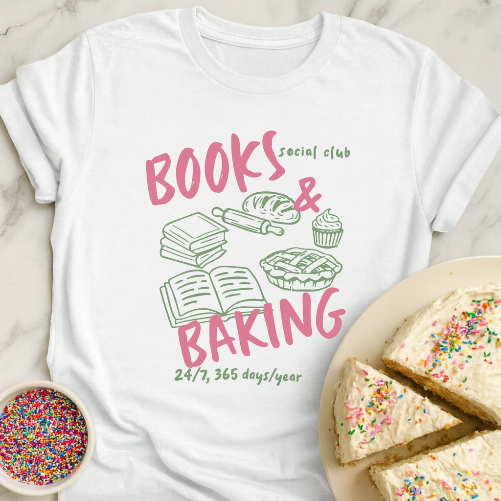 Books Baking Club T-Shirt