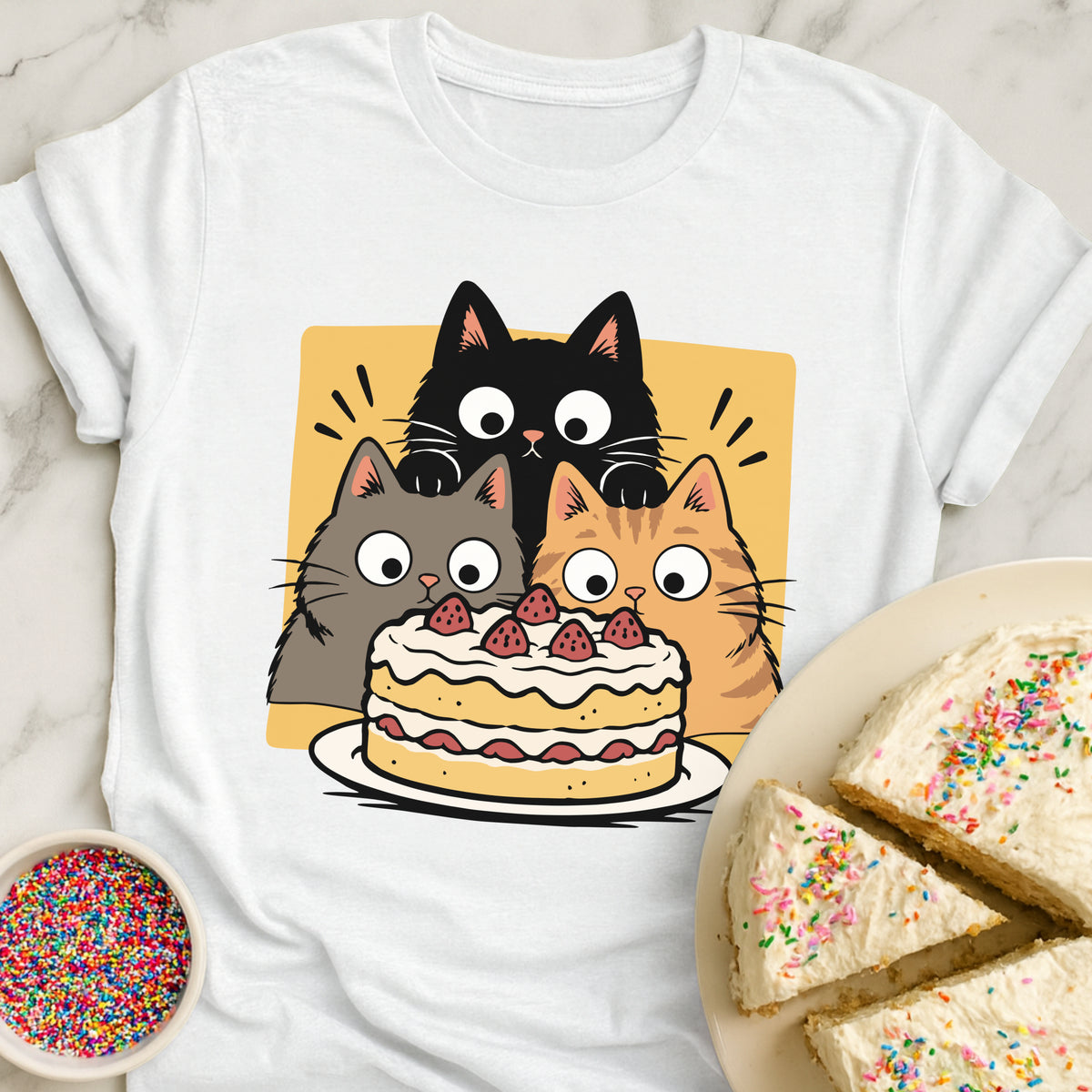 Cats VS Cake T-Shirt
