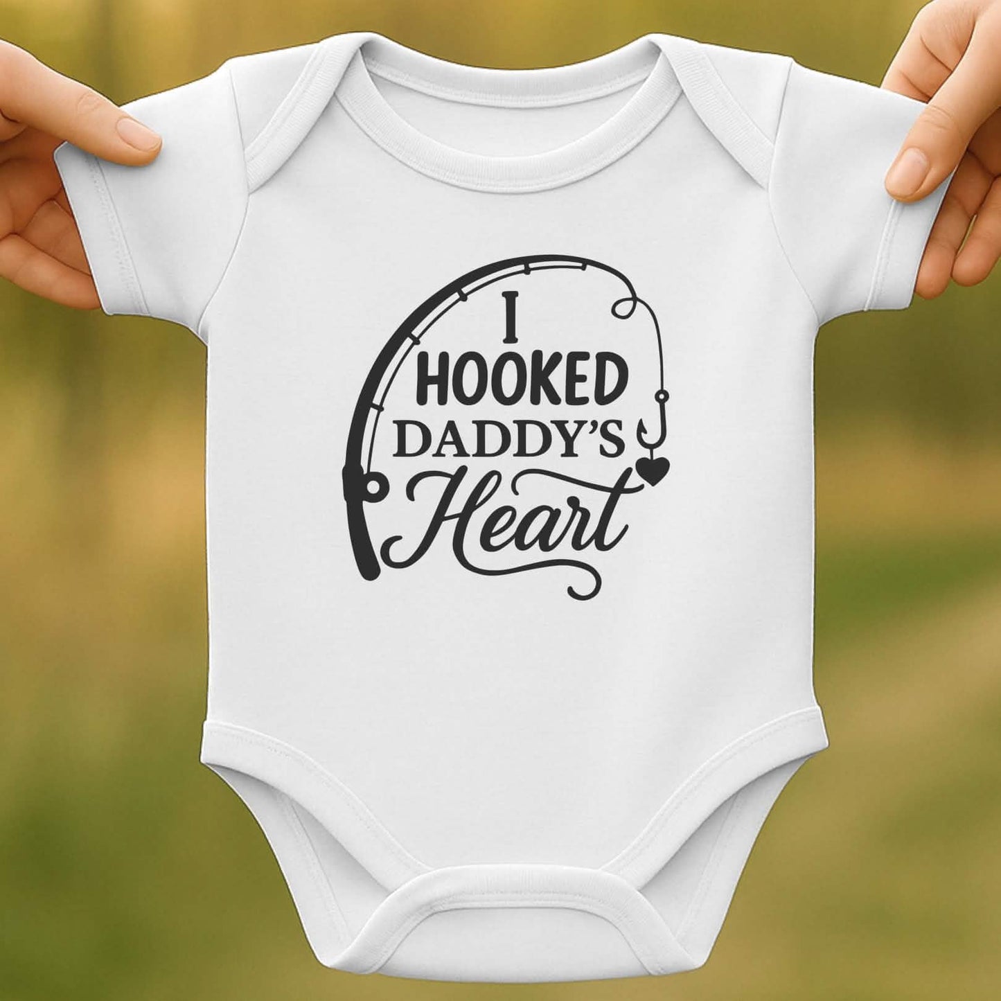 Hooked On You Baby Bodysuit