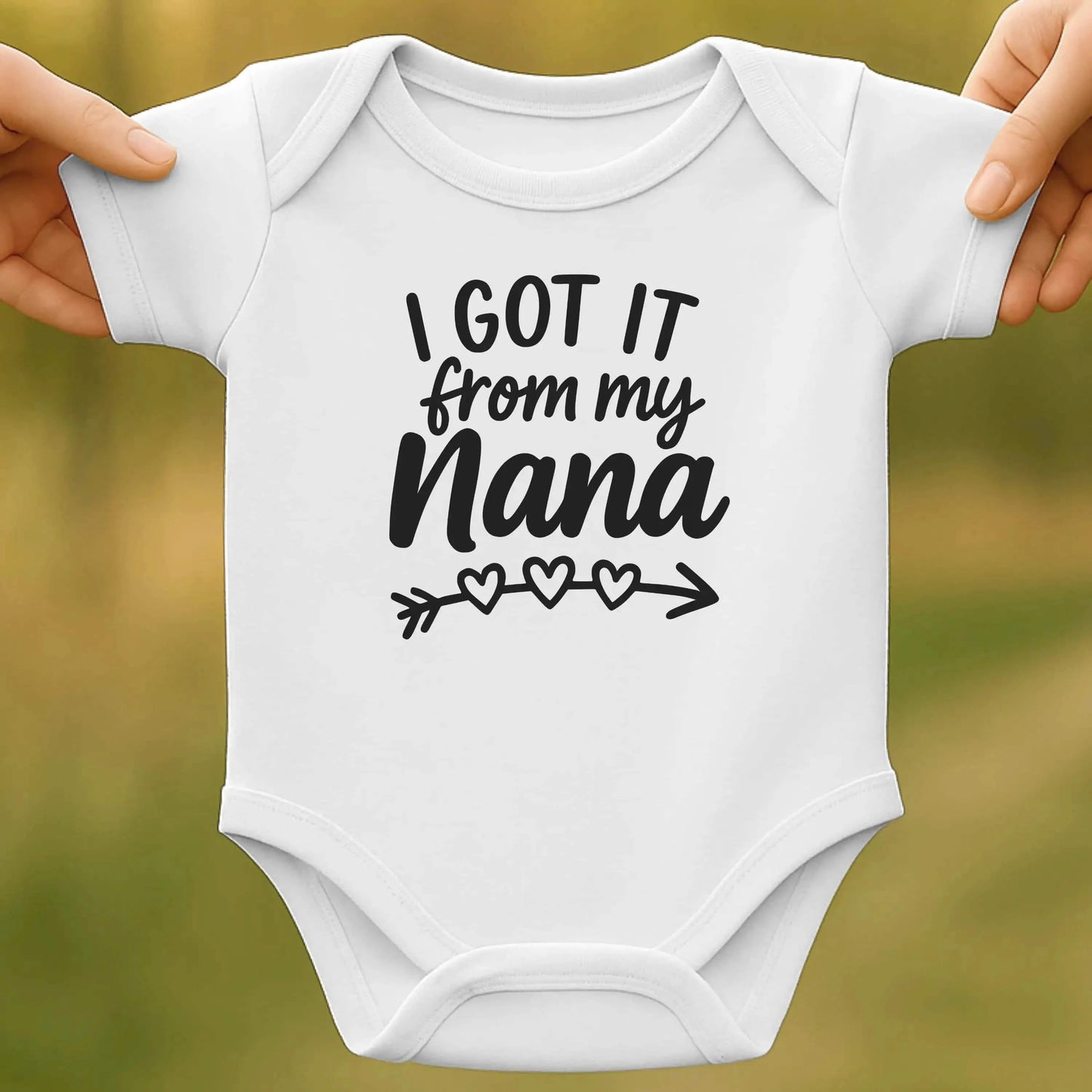 Heart Arrow Baby Bodysuit