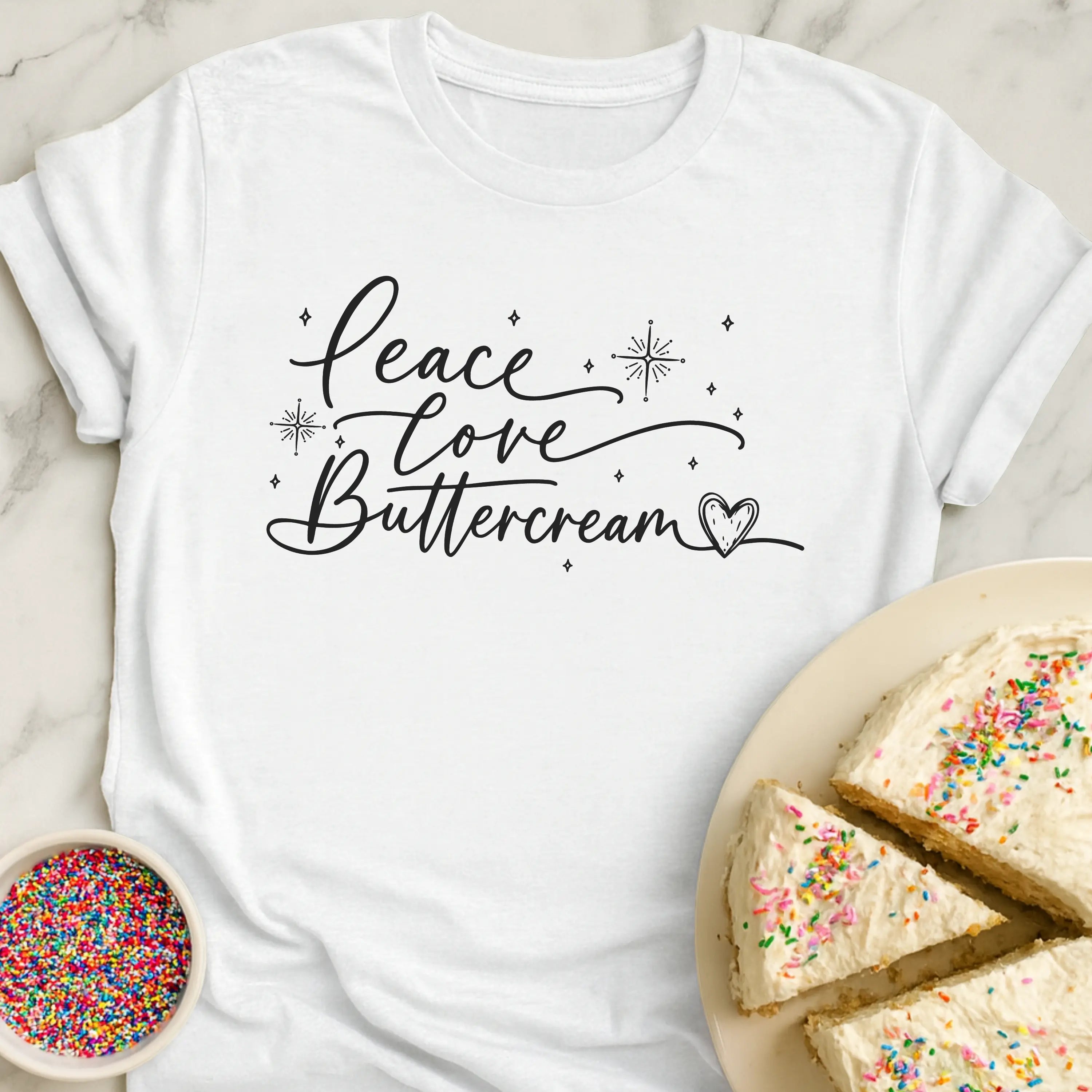 Peace Love Buttercream T-Shirt