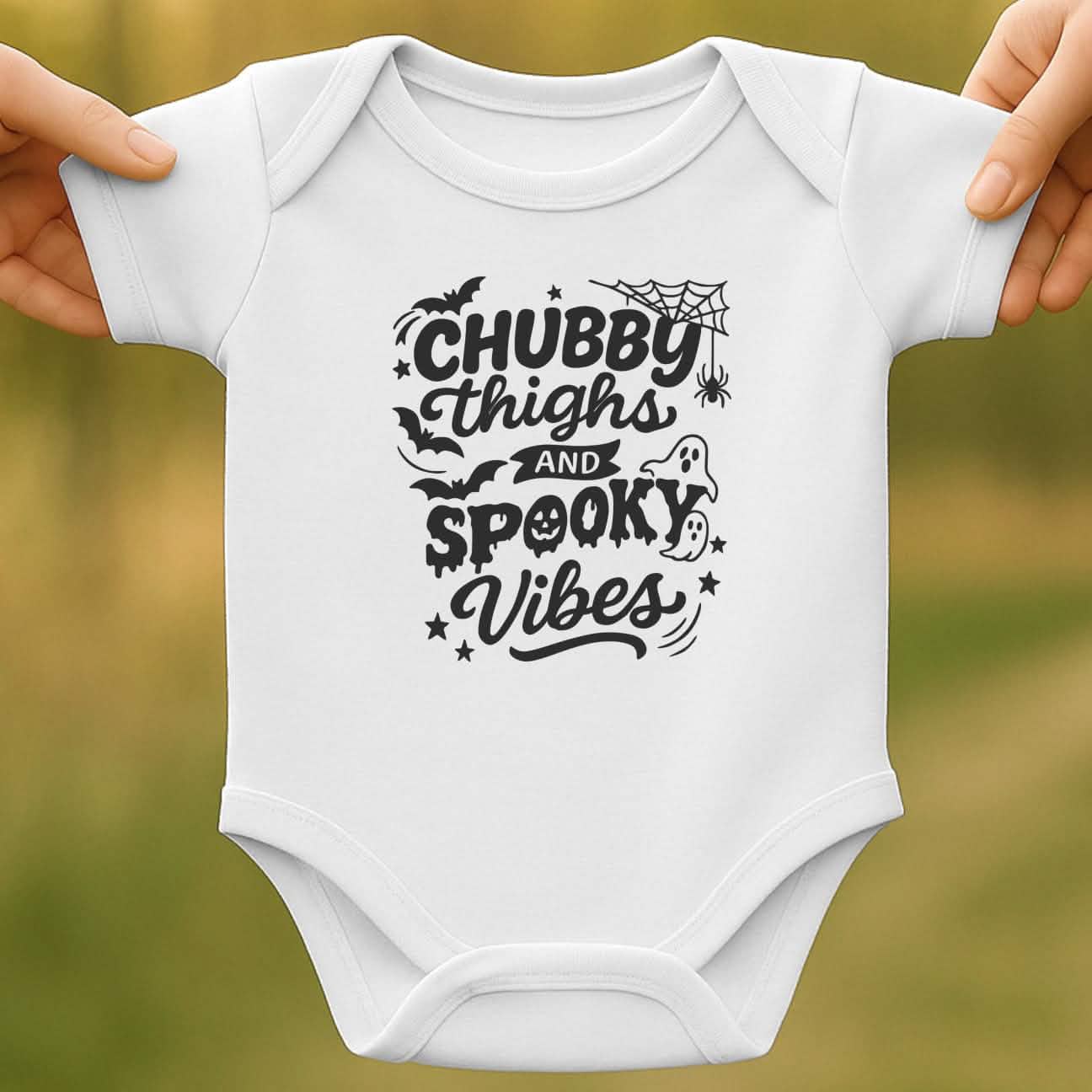Chubby Thighs Baby Halloween Bodysuit