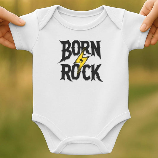 Born To Rock Baby Bodysuit