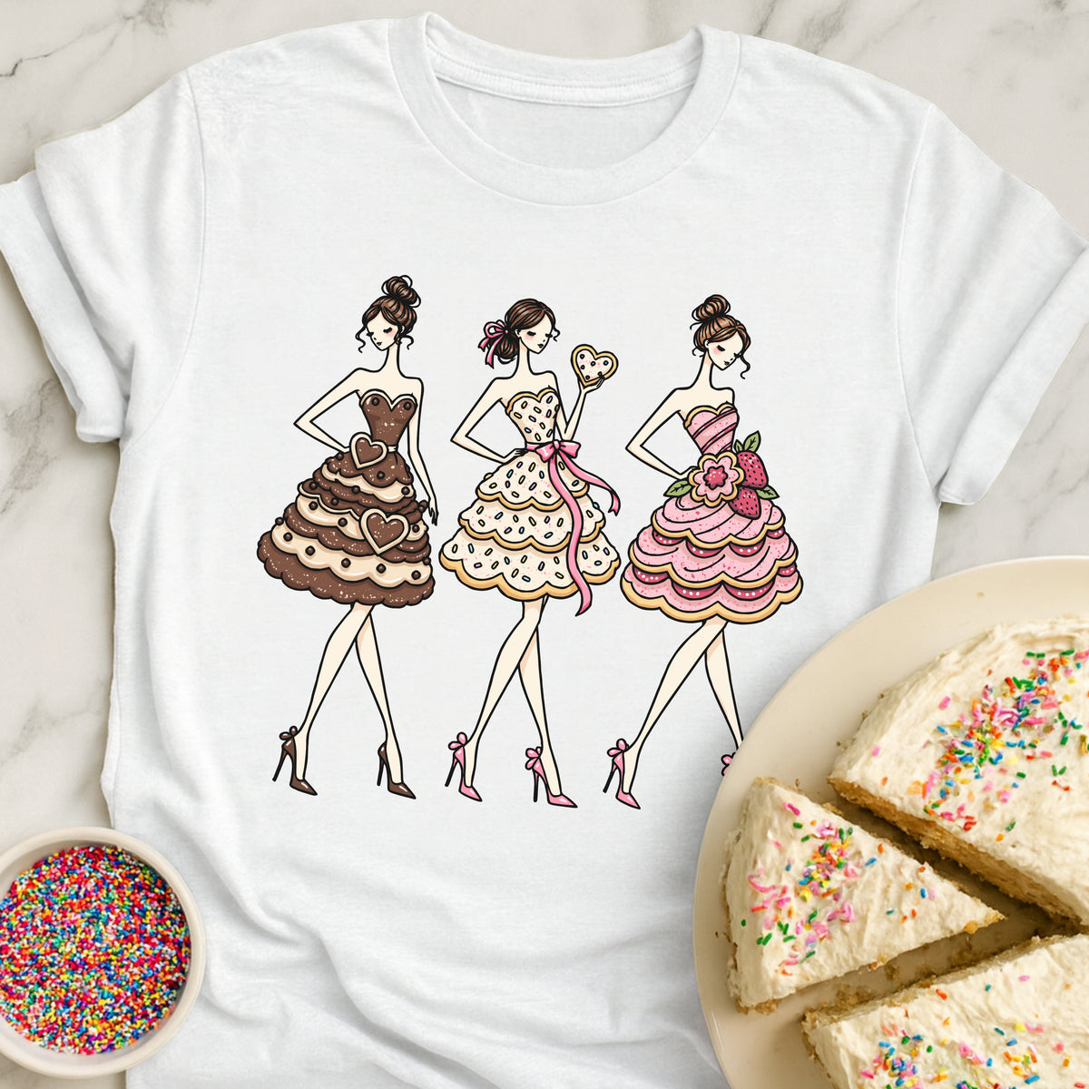 Trio Cookie Ladies T-Shirt