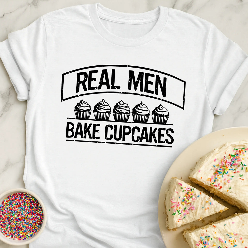 Men Bake Cupcakes T-Shirt