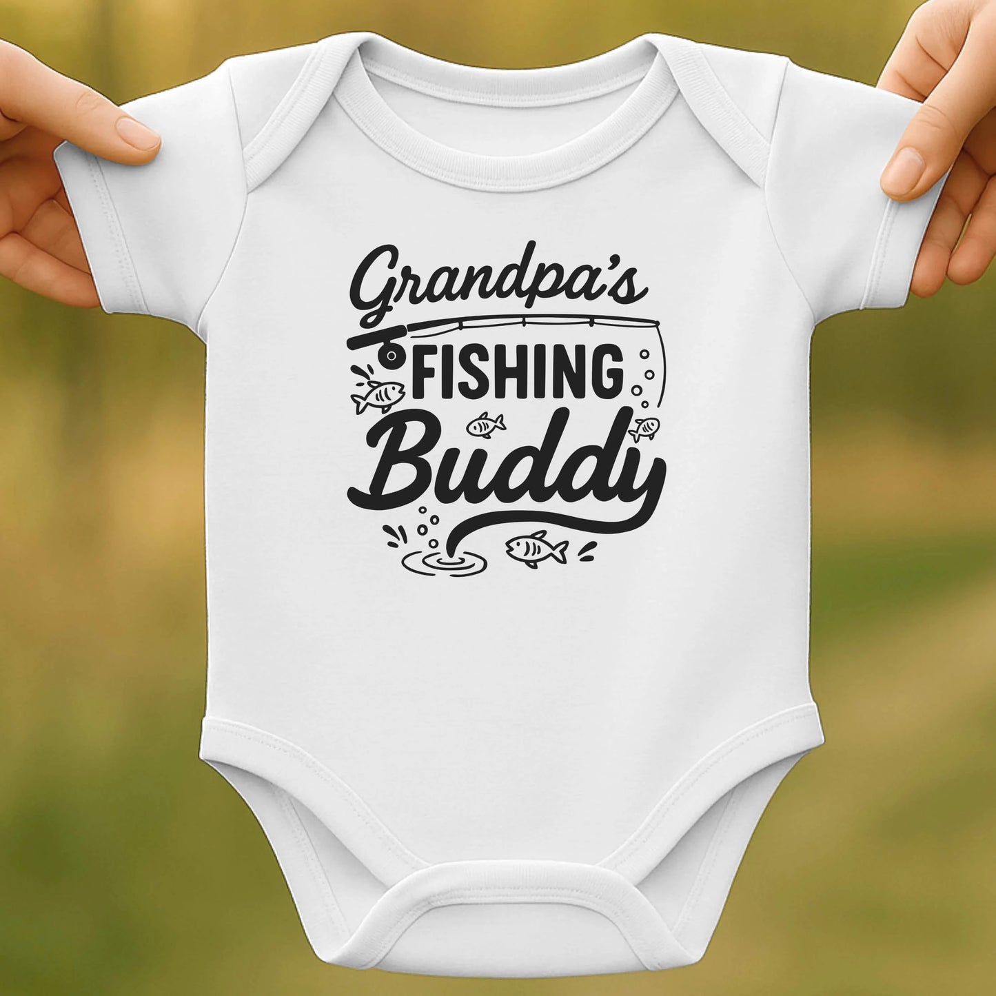 Fishing Buddy Baby Bodysuit