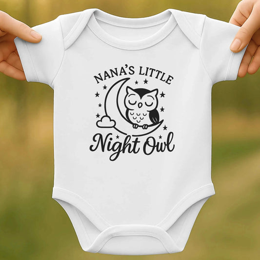 Night Owl Baby Bodysuit
