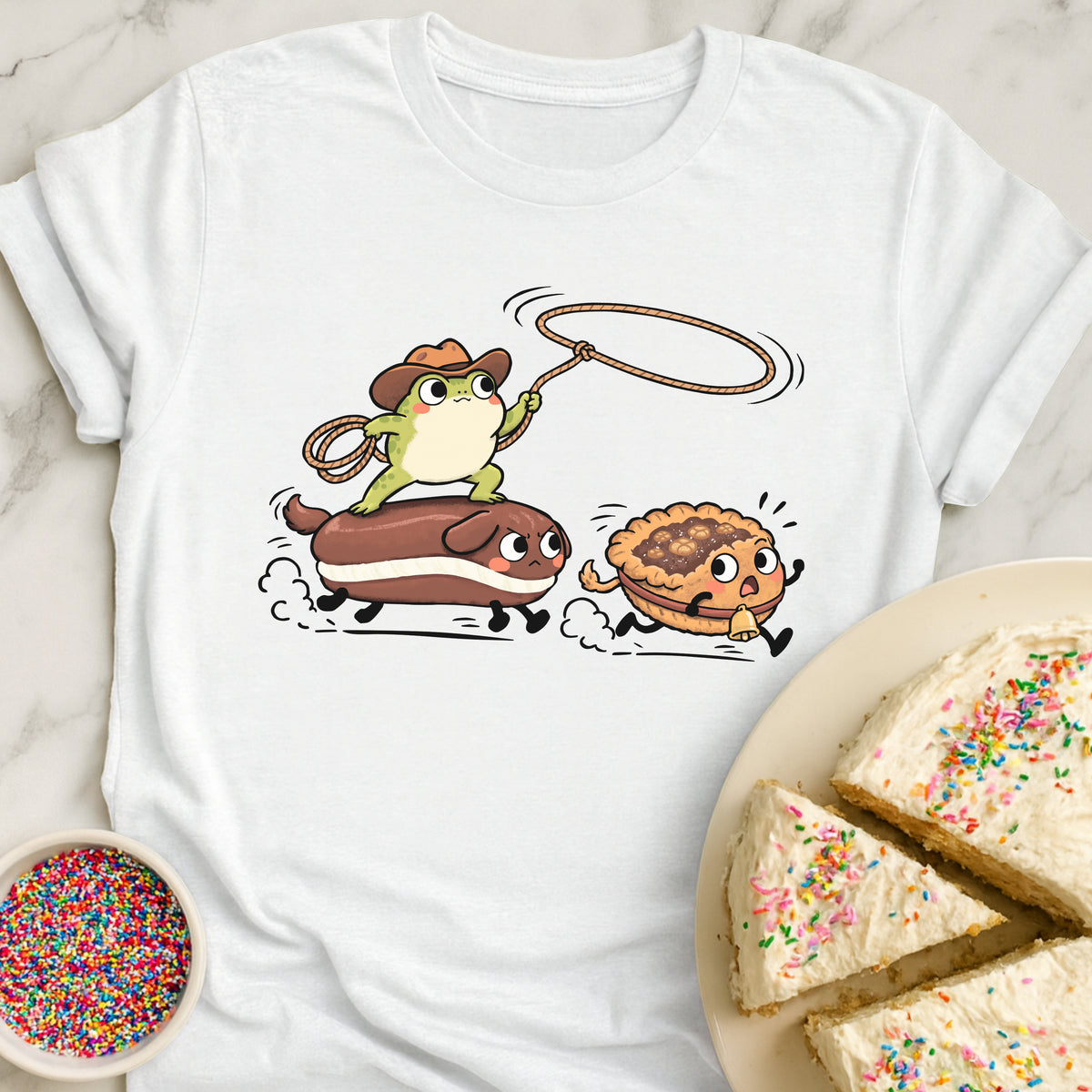 Pastry Cow Pie Wrangler T-Shirt