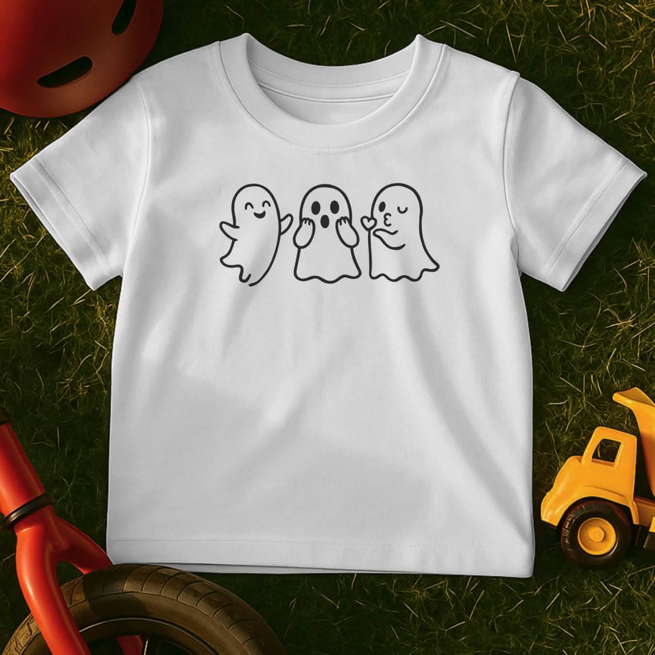 Three Ghosts Toddler Halloween T-Shirt
