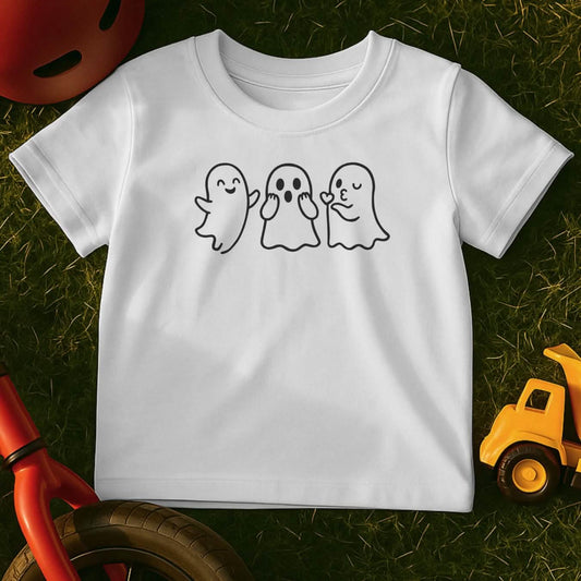 Three Ghosts Toddler Halloween T-Shirt