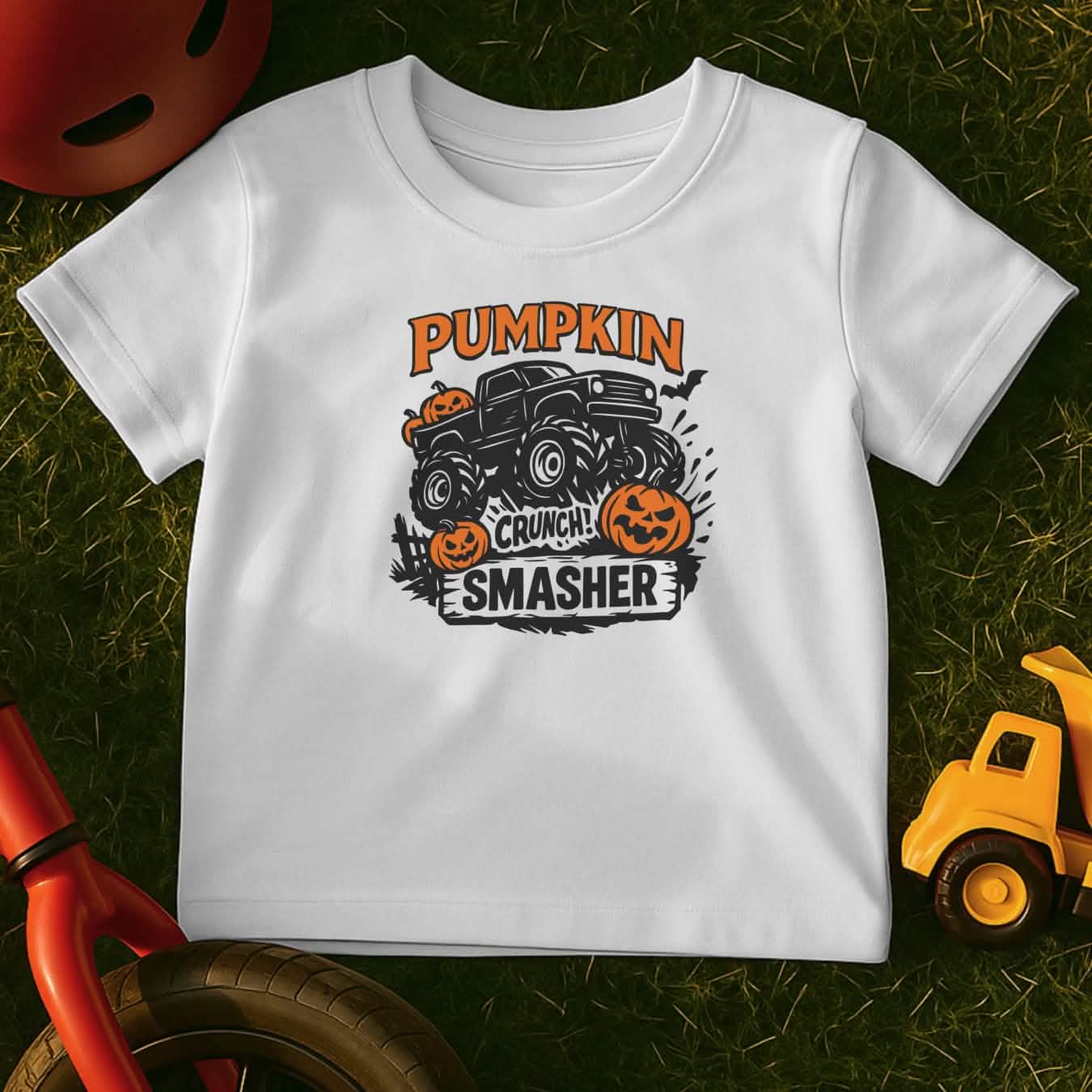 Pumpkin Smasher Toddler Halloween T-Shirt
