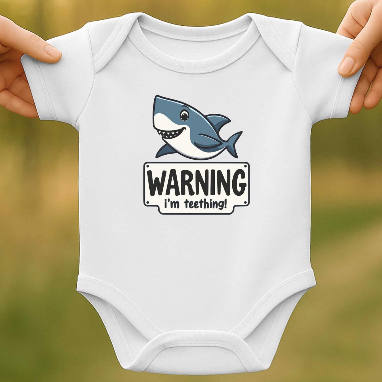 Shark Bite Baby Bodysuit
