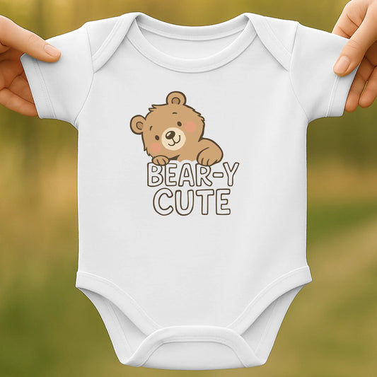 Cute Bear Baby Bodysuit